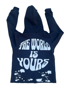 The World Is Yours Groovy Sweatsuit - Black