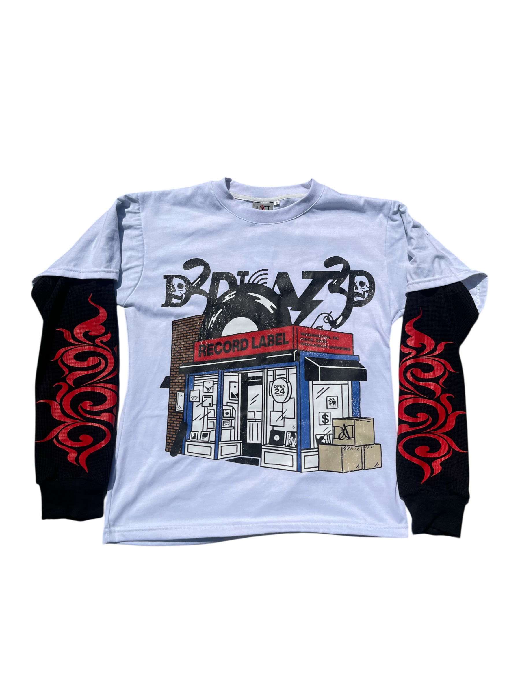 Record Label Double layer Tee
