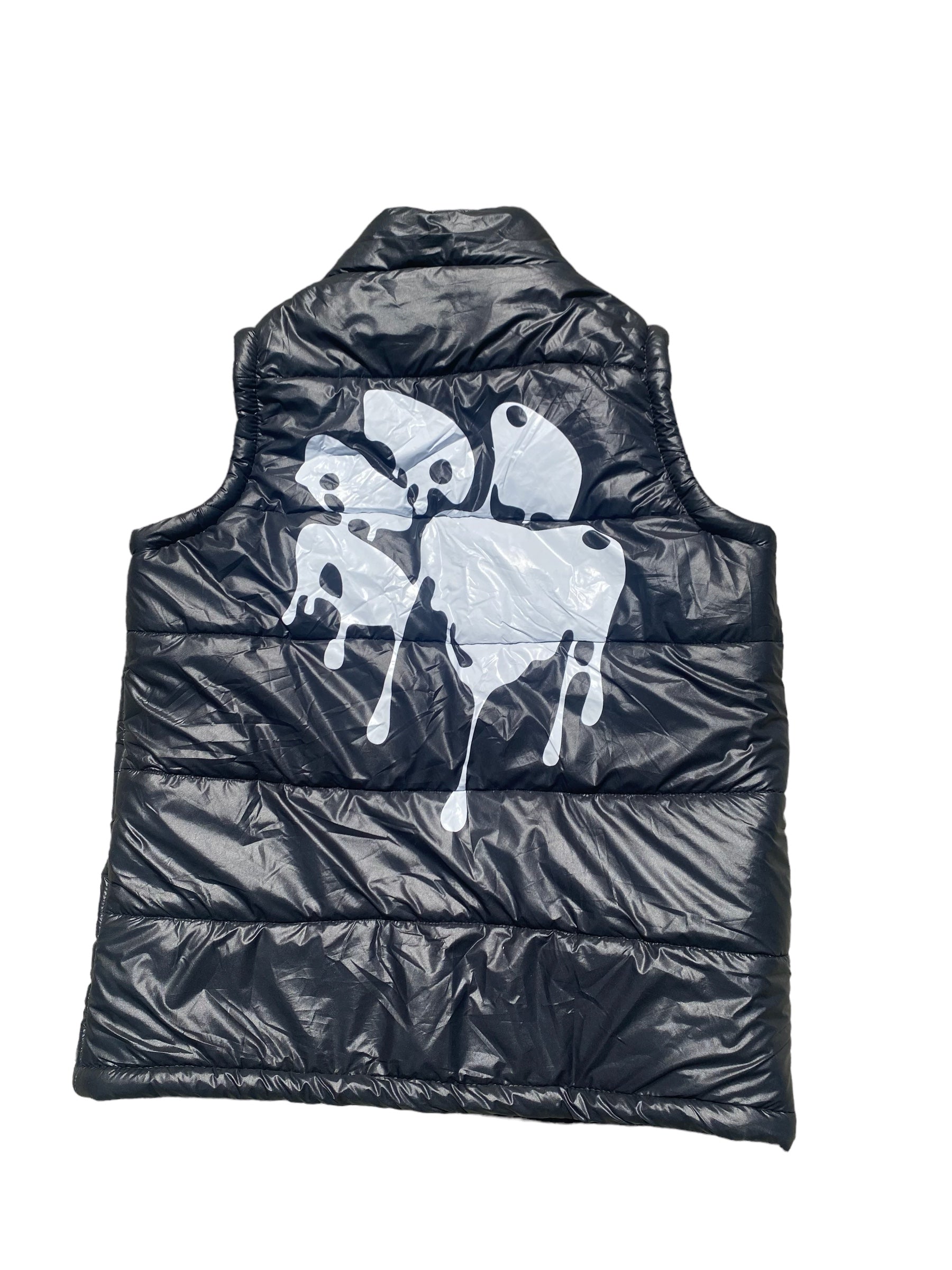 Paw Puffer Vest - Black